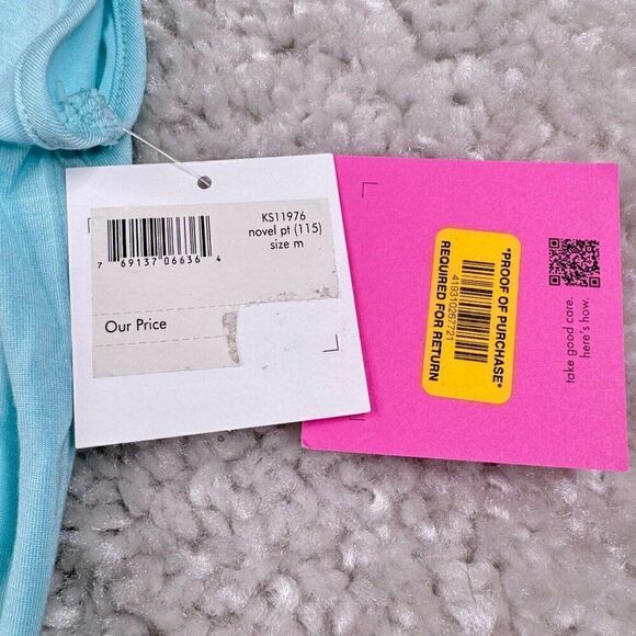 Kate Spade New York Mrs. Bridal Sleep Pajama Tank Blue NEW - Picture 6 of 10